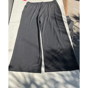 Women's MAX & MIA Charcoal Wide Leg Pants XL NWT